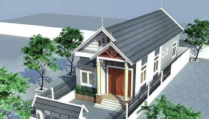 Hình 1: Thiết kế nhà đơn giản