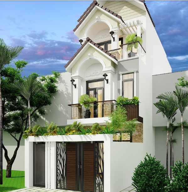 Nhà 3 tầng mái Thái được nhiều gia đình yêu thích bởi vẻ đẹp sang trọng và đẳng cấp