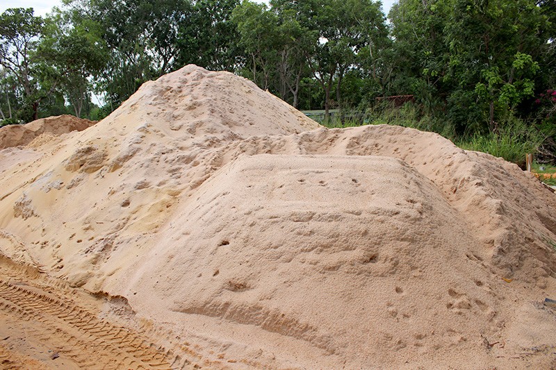 Chú ý lựa chọn cát phù hợp để xây dựng
